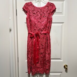 Coral colored dress, worn once!
